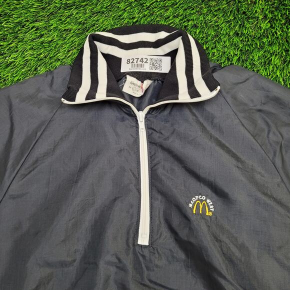 Vintage King-Louie Bomber Jacket L 25x26 Baggy McDonalds - Picture 10 of 13